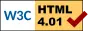 Valid HTML 4.01